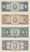 Ecuador 1984-1988. 10S + 20S + 50S + 100S T:I-II-
Ecuador 1984-1988. 10 Sucres + 20 Sucres + 50 Sucr...