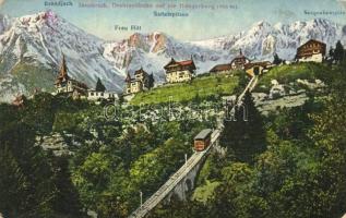 Innsbruck, Drahtseilbahn auf die Hungerburg / funicular (EK)