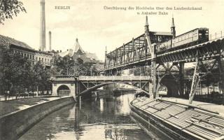 Berlin, Hochbahn, Anhalter Bahn, Landwehrkanal / railway, canal