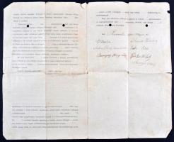 Resznek 1901. "Alsó-Lendva-Vidéki Takarékpénztár Részvénytársaság Alsó-Lendván" kötelezvén...