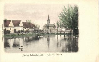 Székelyfalva, Szekula; Tópart, Wiesner Alfred kiadása / lakeside