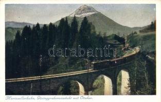 Mariazellbahn, Gösinggrabenviadukt, Otscher / railway, viaduct, mountain