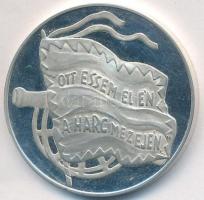 Csúcs Viktória (1934-) / ÁP DN "Petőfi Sándor" Ag emlékérem (15,95g/0.925/32mm) T:PP