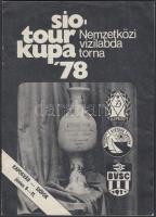 1978 Siótur vízilabda kupa füzet