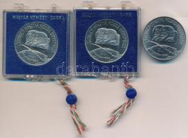 1980. 100Ft "Szovjet-magyar közös űrrepülés" (3x) T:PP,BU