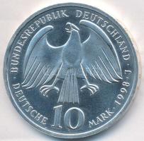 Németország 1998J 10M Ag "300. évfordulója a 30 éves háborúnak és vesztfáliai békének" T:PP Germany 1998J 10 Mark Ag "300th Anniversary end of 30 Years War - Peace of Westphalia" C:PP