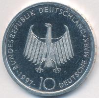 Németország 1997F 10M Ag "Diesel Motor Centenárium" T:PP (felületi karc) Germany 1997F 10 Mark Ag "Diesel Engine Centennial" C:PP (slightly scratched)