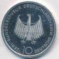Németország 1997F 10M Ag "Diesel Motor Centenárium" T:PP (felületi karc)  Germany 1997F 10 Mark Ag "Diesel Engine Centennial" C:PP (slightly scratched)