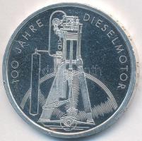 Németország 1997F 10M Ag "Diesel Motor Centenárium" T:PP (felületi karc) 
Germany 1997F 10...