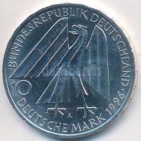 Németország 1996A 10M Ag "150 éve alakult a Kolping mozgalom" T:BU Germany 1996A 10 Mark Ag "150th Anniversary of founding - Kolpingwerk" C:BU