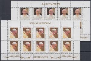 Pope Francis' inauguration mini sheet set, Ferenc pápa beiktatása kisív sor