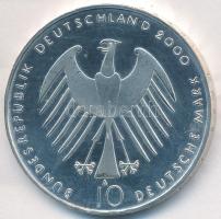 Németország 2000A 10M Ag "Expo 2000" T:PP  Germany 2000A 10 Mark Ag "Expo 2000" C:PP