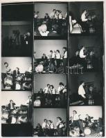 cca 1960-1970 A Metro együttes fellépése, 18x24 cm