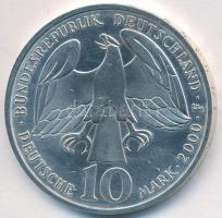 Németország 2000F 10M Ag "Bach" T:BU Germany 2000F 10 Mark Ag "Bach" C:BU