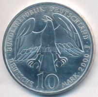 Németország 2000F 10M Ag "Bach" T:BU Germany 2000F 10 Mark Ag "Bach" C:BU