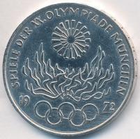 NSZK 1972D 10M Ag "Olimpia-München/Olimpiai Láng" T:2
GFR 1972D 10 Mark Ag "Olympic G...