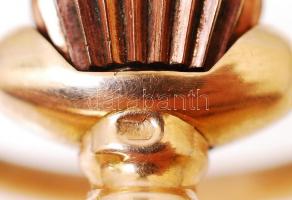 cca 1910 Répétition a quarts chronographe dupla, aranyfedelű, 14K arany zsebóra, stopperrel, kiváló,...