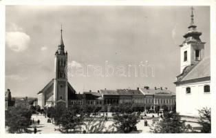 Rimaszombat, Horthy Miklós tér, Csefo László kiadása / square