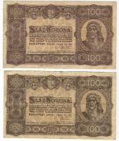 1923. 100K 2 klf típusban T:II