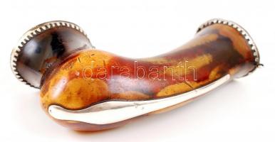 cca 1850-1880 Weisz Sándor és fia tajtékpipamesztő műhelyéből származó nagyméretű antik tajtékpipa, ...