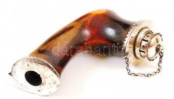 cca 1850-1880 Weisz Sándor és fia tajtékpipamesztő műhelyéből származó nagyméretű antik tajtékpipa, ...