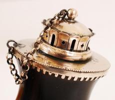 cca 1850-1880 Weisz Sándor és fia tajtékpipamesztő műhelyéből származó nagyméretű antik tajtékpipa, ...