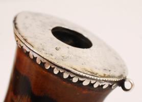 cca 1850-1880 Weisz Sándor és fia tajtékpipamesztő műhelyéből származó nagyméretű antik tajtékpipa, ...