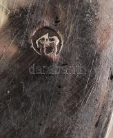 cca 1850-1880 Weisz Sándor és fia tajtékpipamesztő műhelyéből származó nagyméretű antik tajtékpipa, ...