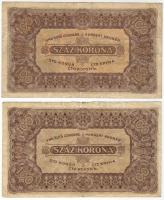 1923. 100K 2 klf típusban T:II