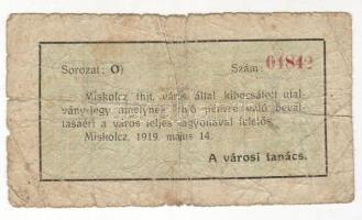 Miskolc 1919. 1K T:III/IV