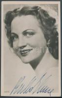 cca 1940 Bulla Elma színésznő dedikált fotója