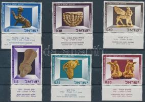 A jeruzsálemi Izrael Múzeum műtárgyai tabos sor, Works arts of Israel Museum in Jerusalem  set with tab