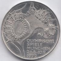 NSZK 1972F 10M Ag "Olimpia-München / Stadion" T:2 GFR 1972F 10 Mark Ag "Olymics Munic...