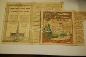 Belgium 1903. Antverpen + 1905. Brüsszel 2 klf dekoratív értékpapír