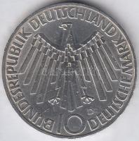 NSZK 1972G 10M Ag "Olimpia / Spirál" T:2  GFR 1972G 10 Mark Ag "Olymic Games Munich / Spiral" C:XF