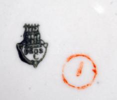 Zsolnay virámintás matricás kistányér, 6 db, hibátlan, jelzett, d: 12 cm