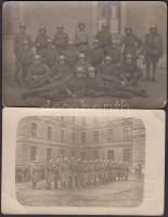 cca 1914-1945 5 db fotó katonákról, csoportképek, portrék, különböző formátumokban. /
5 photos of so...