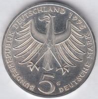NSZK 1975G 5M Ag "Albert Schweitzer" T:PP GFR 1975G 5 Mark "Albert Schweitzer" C:PP