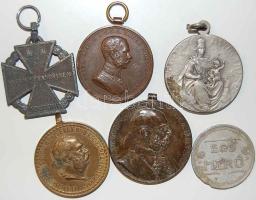 Kis tétel kitüntetések, bárca 6 klf db, főleg I.V.H