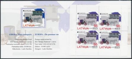 2013 Europa CEPT Postai járművek bélyegfüzet