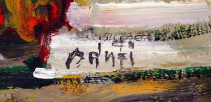 Bánfi jelzéssel: Budapest, Kodály körönd. Tempera, karton, jelzett, keretben, 38x31 cm