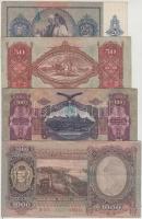 1930. 100P + 1932. 50P + 1936. 10P + 1941. 20P + 1943. 1000P mindegyik hamis nyilaskereszt felülbély...