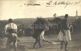Threshing, Albanian folklore, photo (EK)