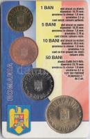 Románia 2005. 1b-50b (4xklf) forgalmi szett tokban T:1
Romania 2005. 1 Bani - 50 Bani (4xdiff) in co...