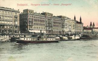 Budapest V. Hungária szálloda, hajóállomás; Taussig A.