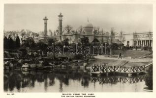 1924 Wembley, British Empire Exhibition, Malaya from the lake