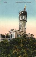 Ceská Lípa, Leipa; Aussichtsturm auf dem Spitzberge, Kunstverlag Jos. Hentschel / lookout tower