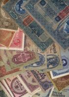 61 db magyar bankjegy korona, pengő, V.H., infla T:II,III,IV