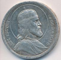 1938. 5P Ag "Szent István" T:2 ph.
Adamo P8.1