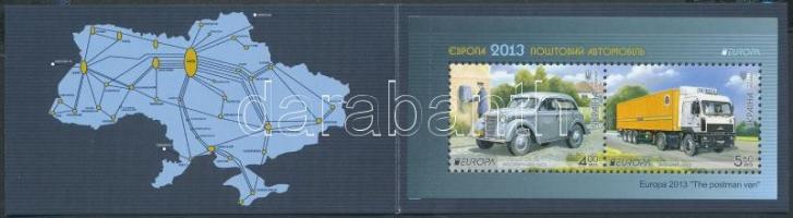 Europa CEPT Postal vehicles stamp-booklet, Europa CEPT Postai járművek bélyegfüzet